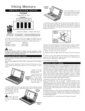 Toshiba 70CT Memory Installation Guide