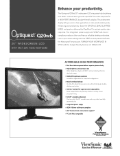 ViewSonic Q20wb Q20wb PDF Spec Sheet