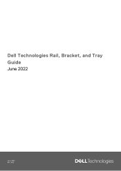 Dell S4048-ON Technologies Rail Bracket and Tray Guide June 2022