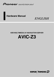 Pioneer AVIC Z3 Installation Manual
