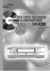 Samsung DVD-R2000 User Manual (user Manual) (ver.1.0) (English)
