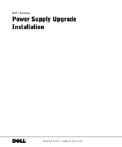 Dell PowerEdge 4600 Power
      Supply Upgrade Installation