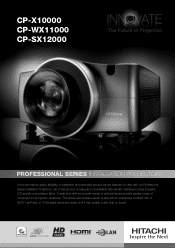 Hitachi CP-WX11000 Brochure