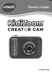 Vtech KidiZoom Creator Cam - Pink Glitter User Manual