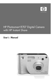 HP Photosmart R707 HP Photosmart R707 digital camera with HP Instant Share - User's Manual