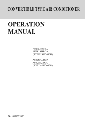 Haier HCFU-28HD03 User Manual