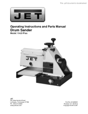 JET Tools 10-20 User Manual