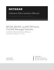 Netgear XCM89UP Software Administration Manual Software Version 11.x