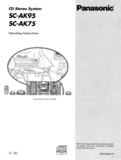 Panasonic SCAK75 SAAK75 User Guide