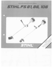 Stihl FS 86 Instruction Manual
