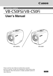 Canon C50FSi VB-C50FSi User Manual