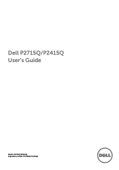 Dell P2715Q Dell  Users Guide