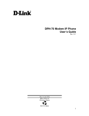 D-Link DPH-70 User Guide
