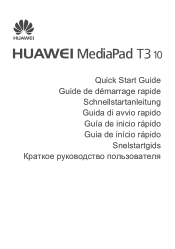 Huawei MediaPad T3 10 Quick Start Guide