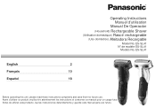 Panasonic ES-SL41-W ES-SL41-S Owner's Manual (English, Spanish, French)