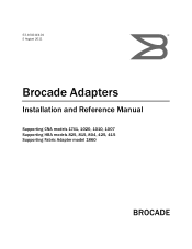 Dell PowerConnect Brocade 1020 Brocade Adapters Installation and Reference Manual