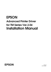 Epson C323011 Installation Manual