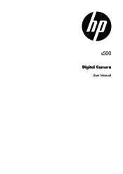 HP s500 HP s500 Digital Camera - User Manual