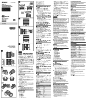 Sony SEL1635GM Operating Instructions