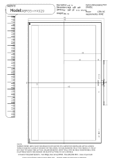 Sony XBR-55HX929 Dimensions Diagram
