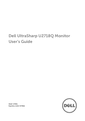 Dell U2718Q UltraSharp Users Guide