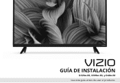 Vizio D32hn-E0 Quickstart Guide Spanish