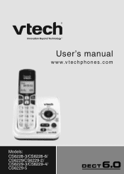 Vtech TD4VT-CS6229-2 User Manual (CS6229-5 User Manual)