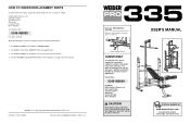 Weider Weevbe7050 Instruction Manual