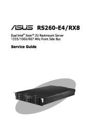 Asus RS260-E4 RX8 Service Guide