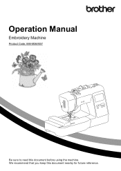Brother International PE535 Operation Manual