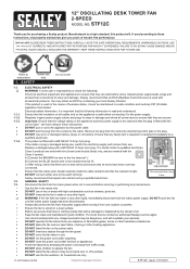 Sealey STF12C Instruction Manual