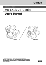 Canon C50i User Manual