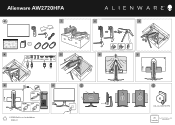 Dell Alienware 27 Gaming AW2720HFA Alienware AW2720HFA Monitor Quick Start Guide