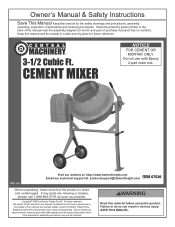 Harbor Freight Tools 67536 User Manual