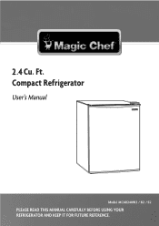 Magic Chef MCAR240B2 User Manual