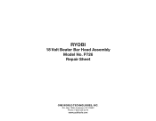 Ryobi P7181K Parts Diagram 1