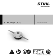 Stihl Polycut 2-2 Instruction Manual