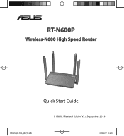 Asus RT-N600P QSG Quick Start Guide