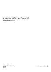 Dell Alienware m15 Ryzen Edition R5 Service Manual