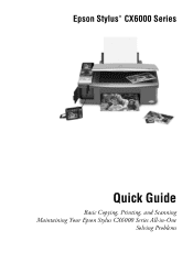 Epson CX6000 Quick Reference Guide