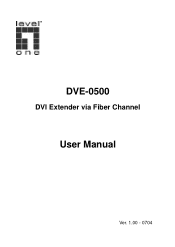 LevelOne DVE-0500 Manual
