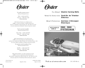 Oster Electric Knife Instruction Manual