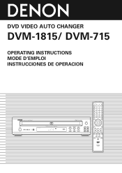 Denon DVM-715S Owners Manual
