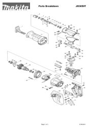 Makita JR3050T Parts Breakdown