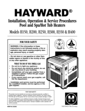 Hayward H-Series All models English