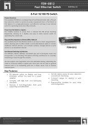 LevelOne FSW-0812 Datasheet