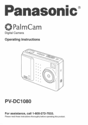 Panasonic PVDC1080 PVDC1080 User Guide