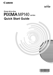 Canon MP140 MP140 series Quick Start Guide