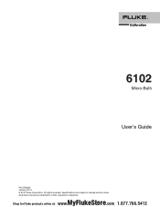Fluke 6102-156 Manual