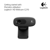 Array af form rulletrappe Logitech HD Webcam C270 Manual